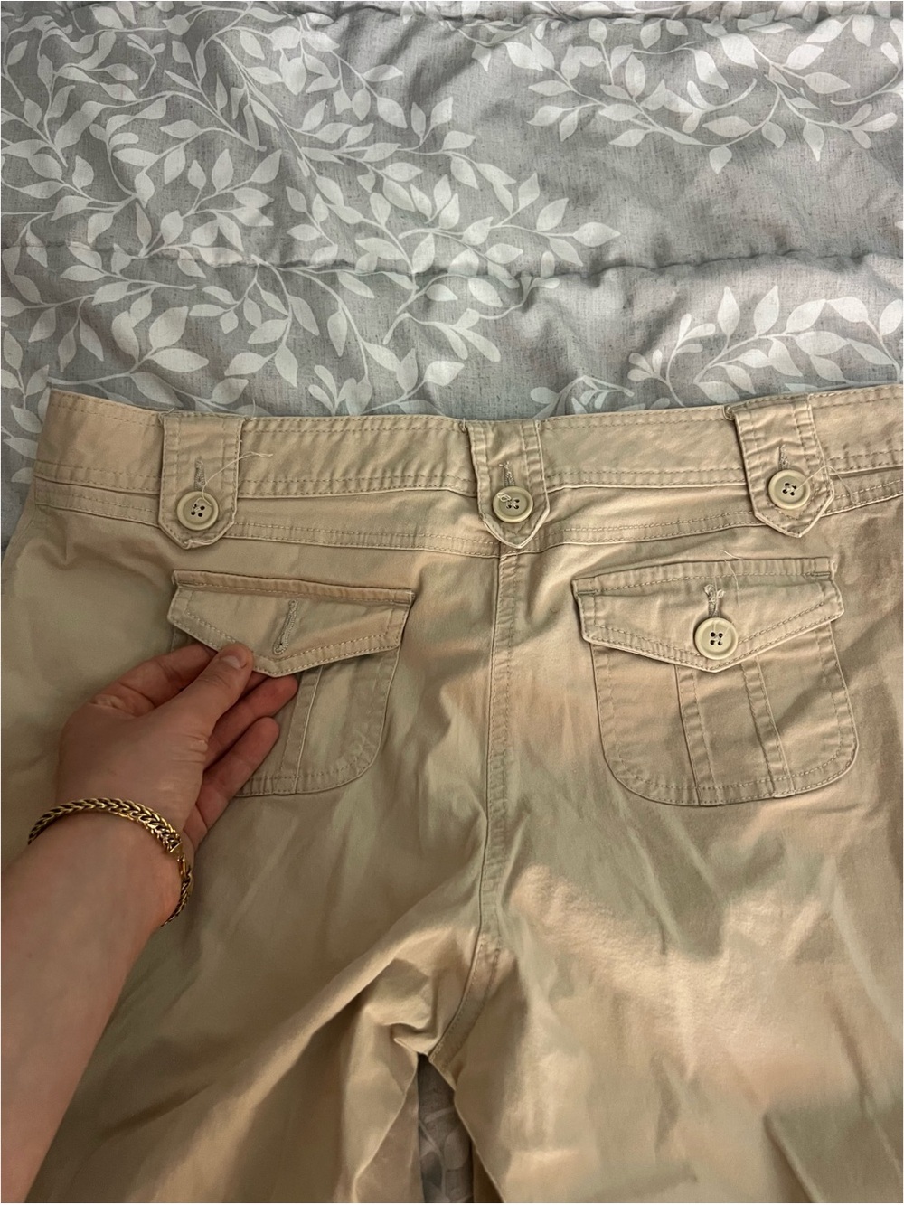 Style & Co. Tan Cargo Pants with Utility Pockets - Picture 6 of 6